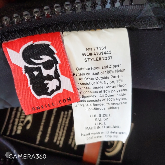 O'Neill Men's Hooded Shorty 7.0mm Scuba Wetsuit Large System 2 - Picture 7 of 11